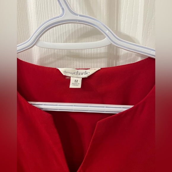 Dress Charming Charlie size M , Red color - Picture 3 of 9